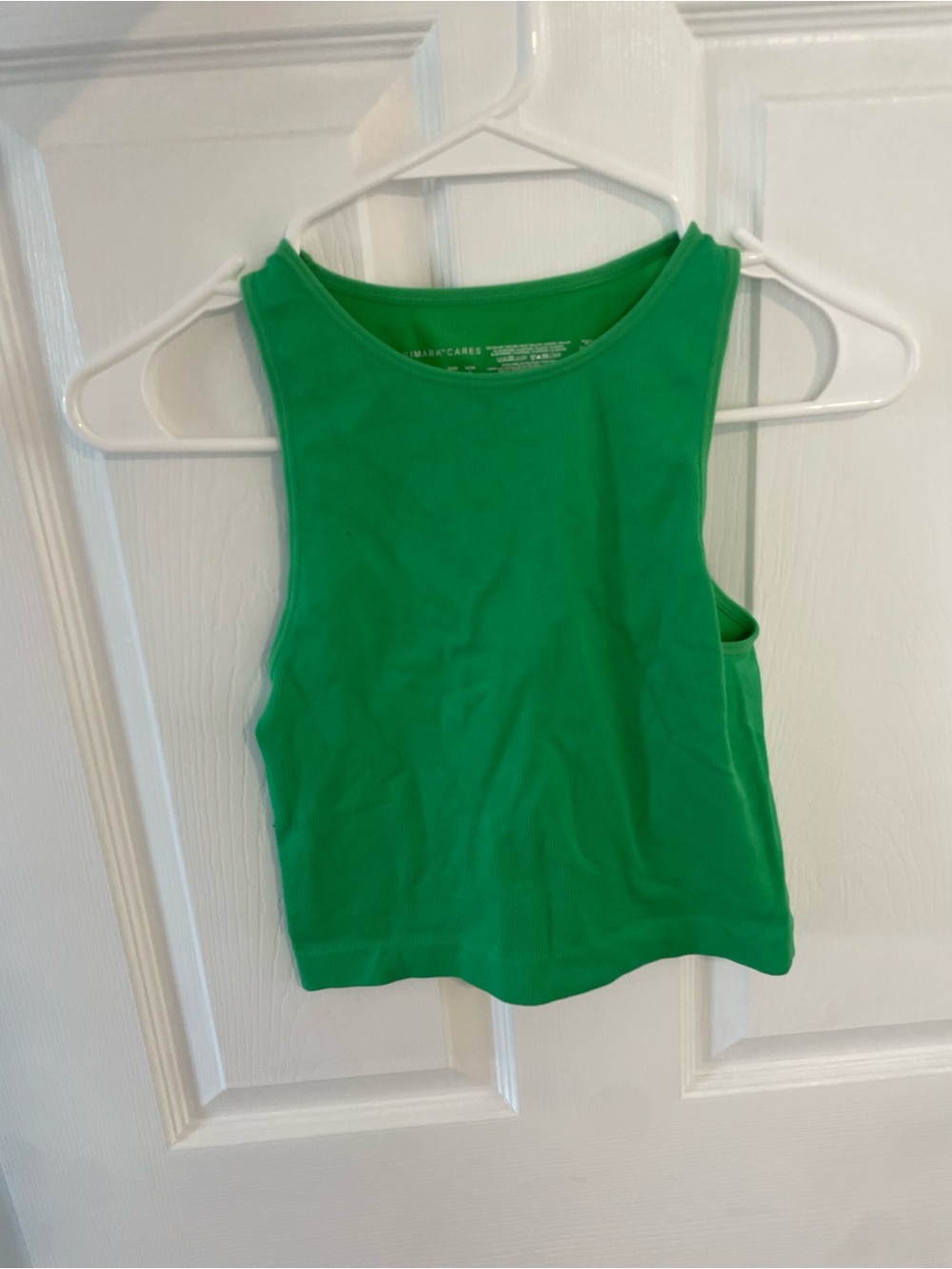 Primark Bright Green Cropped Tank Top